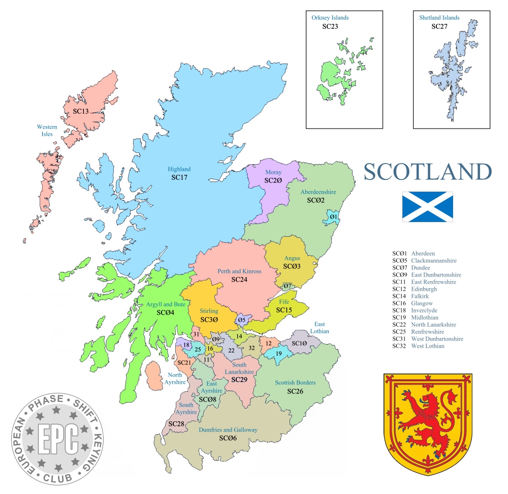 Schottland Karte Regionen - Schottland: Geografie, Landkarte | Länder